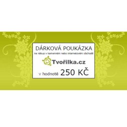 D�rkov� pouk�zka v hodnot� 250 k� - hzostatn�