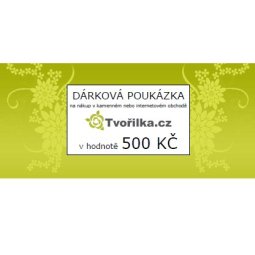 D�rkov� pouk�zka v hodnot� 500 k� - hzostatn�